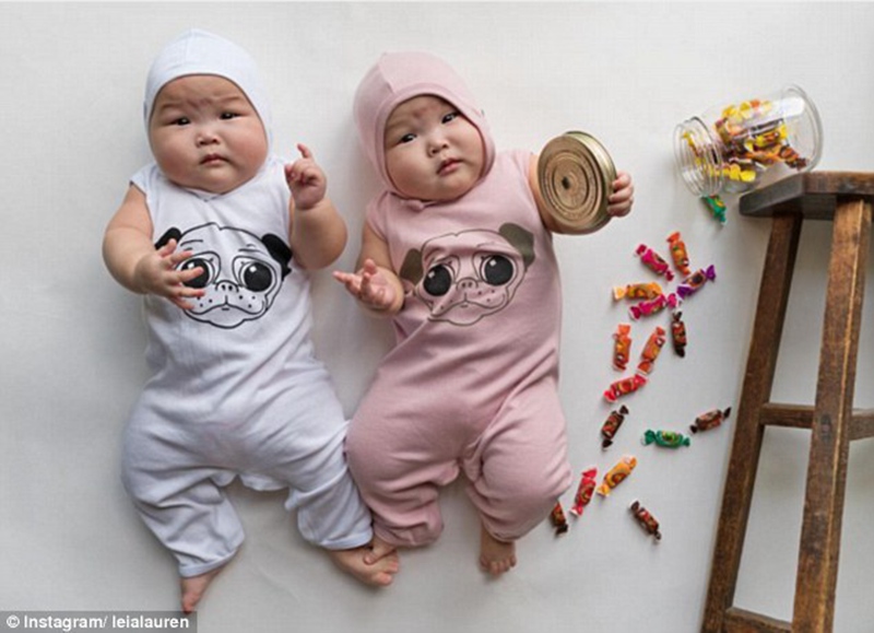 高萌值来袭！八个月大的新加坡双胞胎宝宝【6】