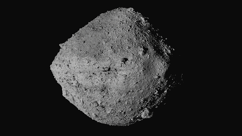 小行星貝努（圖片來自美國航天局）