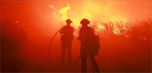 仅8%火势得到控制 美国加州山火持续蔓延
