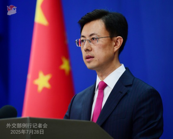 外交部发言人郭嘉昆。薛伟 摄